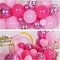 12 Inch Metallic Hot Pink Chrome Magenta Heart Balloons Birthday Party Decorations(Hot Pink - Heart)